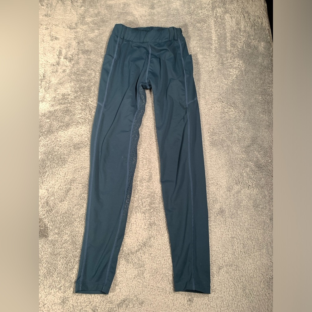 FitsT4 Sports Blue Leggings riding large